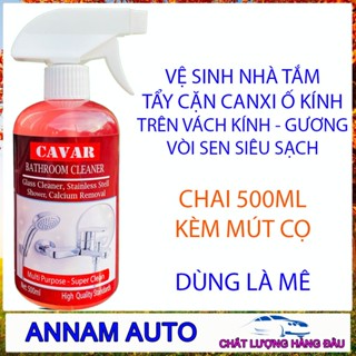 [SIÊU SẠCH]Tẩy Cặn Canxi Inox Nhà Tắm - Tẩy Rửa Vòi Hoa Sen, Vòi Nước - Vệ Sinh Vết Ố Kính,Gạch Men, Bồn Sứ, Gương Soi
