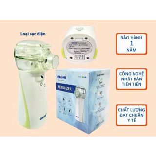 Máy Xông Khí Dung Cầm Tay OROMI LT-N210 [Sạc Điện] - Xông Mũi Họng Siêu Âm Không Tiếng Ồn