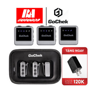 Thiết bị thu âm chuyên nghiệp Gochek tích hợp sử dụng đa thiết bị đa chức năng, Mic thu âm không dây Gochek Ultra Plus