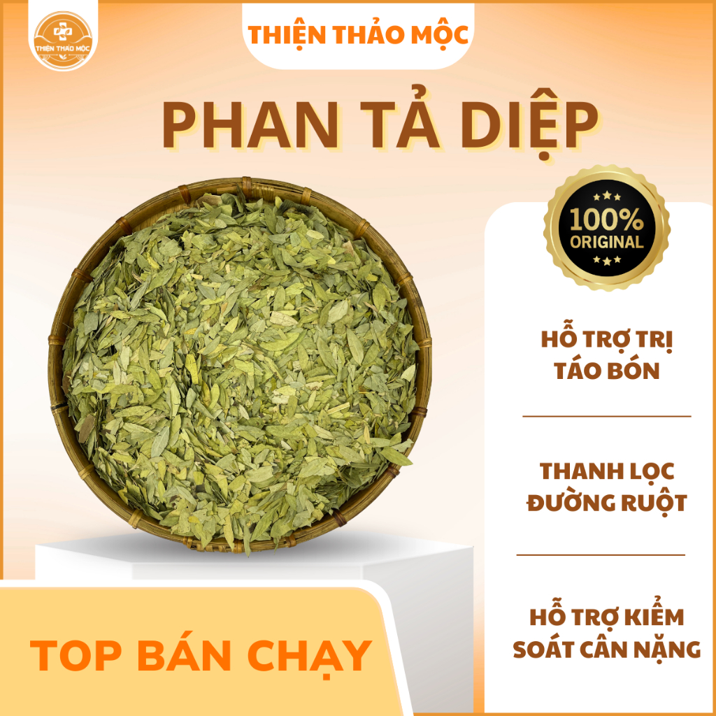 Phan Tả Diệp Thiện Thảo Mộc (Khô, Sạch, Thơm) -Hỗ Trợ Tiêu Hóa, Táo Bón, Thải Độc Ruột, Giảm Cân Nha