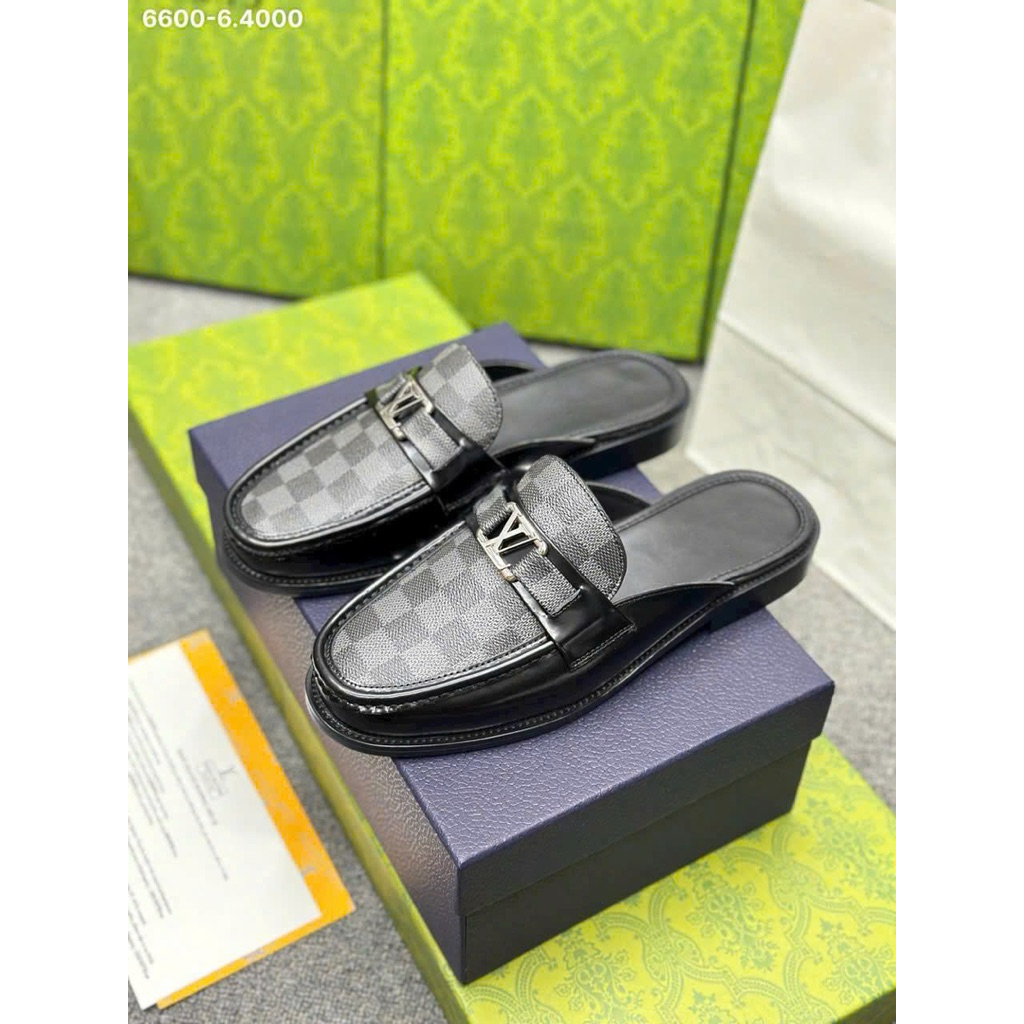 Sục nam, giày sục nam cao cấp bản Da bò đế gỗ - Mã MK331 ( ảnh và video độc quyền  - có hộp )