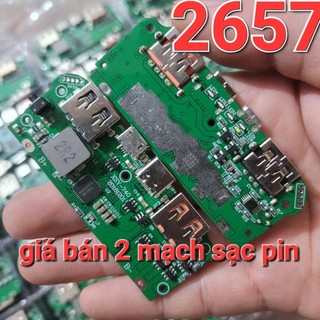 2 Mạch sạc dự phòng 3.7v có sạc nhanh sw6106 18W