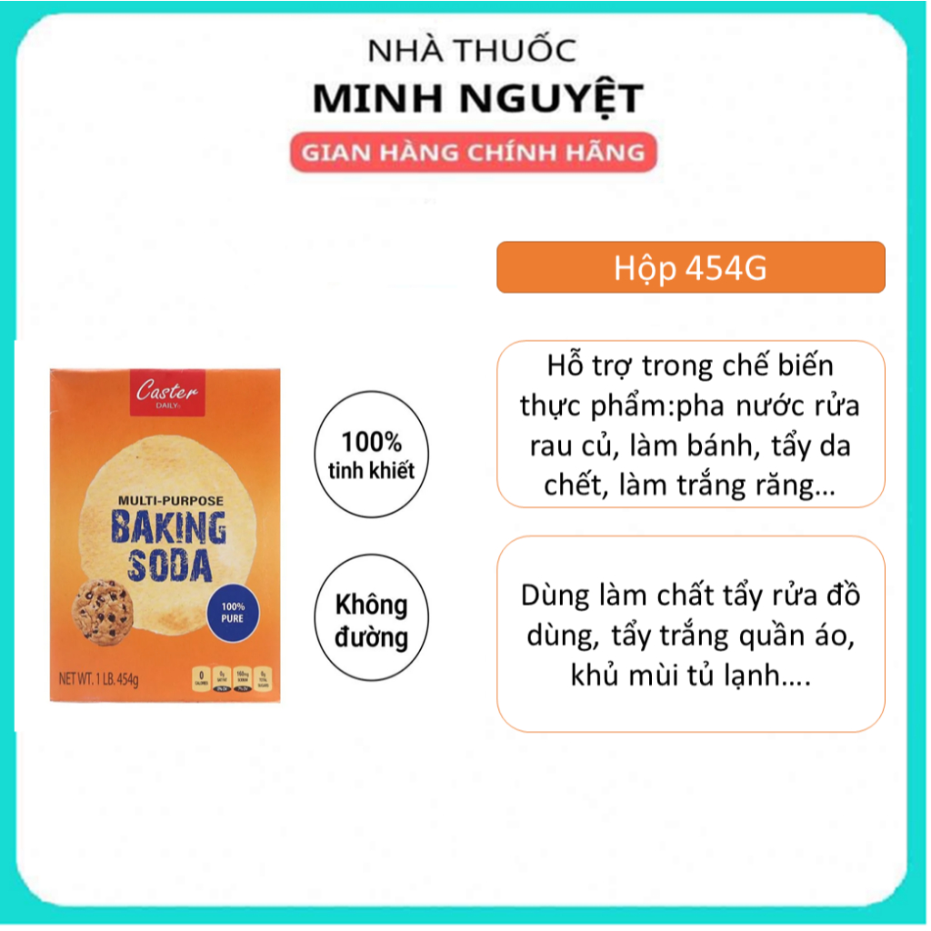 Bột Baking Soda Caster Daily Tẩy Rửa Nhà Bếp