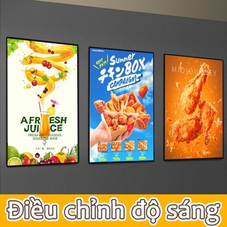  bảng led quảng cáo Treo Tường Cao Cấp【Khung Nhôm + Kính Cường Lực Chỉnh Độ Sáng - Cho Cửa Hàng QC,bảng menu 