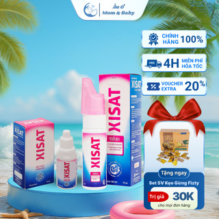  Xịt Mũi Trẻ Em Xisat – Làm Sạch Kháng Viêm – Chai 15ml   75ml – Dạng Phun Sương 