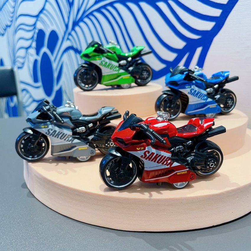 Móc khóa mô hình xe mô tô bộ sưu tầm quà lưu niệm phụ kiện trang trí