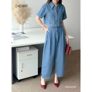 Set Đồ Nữ CCHAT Wiphanis Kiểu Dáng Basic Chất Liệu Jean Cao Cấp 15BNJ2023BT