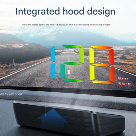 (2025 Mới)màn Hình Đầu Hud Ô Tô Màn Hình Tốc Độ Hud M4 Và Phích Cắm Cảnh Báo Tốc Độ Cổng Obd,hiển Th