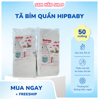   Siêu Rẻ 100 Miếng  Bỉm Quần Hipbaby Care Bản Nâng Cấp Thấm Hút Tốt Giá Rẻ Đủ Size S-3XL 