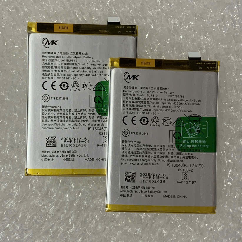 Pin BLP819 / Oppo Reno 5,Oppo Reno5 reno 5z / Reno 6 4G,Reno6 4G