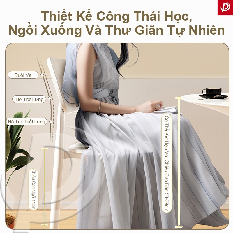 【Giảm 30%】Ghế Nhựa Tựa Lưng Xếp Chồng Gọn Ghế Ăn Nhiều Màu Quán Cafe Nhà Hàng Ngoài Trời | BigBuy360 - bigbuy360.vn