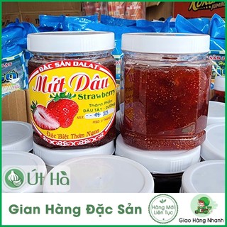 Mứt Dâu Tây Đà Lạt Nguyên Chất Hủ 400g – Thơm Ngon Hoàn Toàn Tự Nhiên - Út Hà Đặc Sản