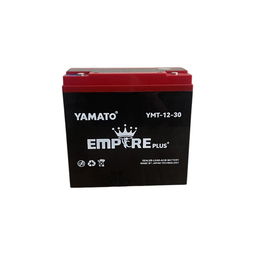Ắc Quy YAMATO YMT-12-30 12V-30AH, acquy dùng cho Xe Điện, Loa Kéo, Năng Lượng Mặt Trời