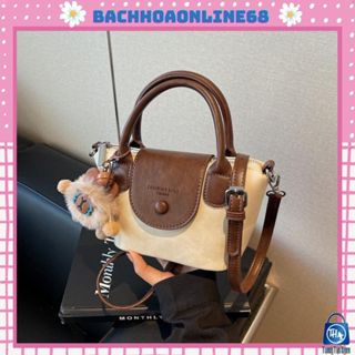   TẶNG MÓC GẤU  Túi nữ xách tay đeo chéo thời trag 2quai phối khuy YIMING Túi nữ Bachhoaonline688 092 