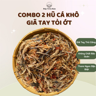 Cá khô giã tỏi ớt tây bắc, cá khô nướng giã tay, ruốc cá nục khô- beptrenban
