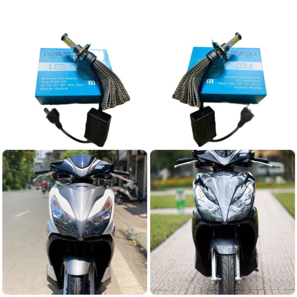 Đèn led cao cấp sáng  trắng xe AB 125cc (2013/2014/2015)