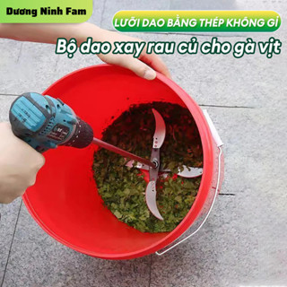 Dao Xay Rau Củ Cho Gà Vịt , Lưỡi Dao 4 Cánh Đa Năng , Chuyên Xay Thức Ăn Chăn Nuôi Nhanh Chóng