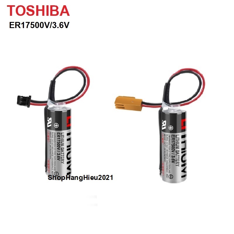 Pin ER17500V/3.6V Toshiba Dùng Cho Robot EPSON Sumitomo Hệ Thống Máy Ép Phun - Giá 1 Viên