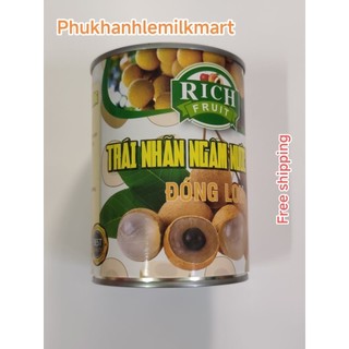 Nhãn ngâm đường Rich nhập khẩu Thái Lan hộp 565g