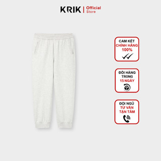  Quần Jogger Nam KRIK Form Classic Chất Liệu Nỉ Thiết Kế Bo Gấu Năng Động JG7555 