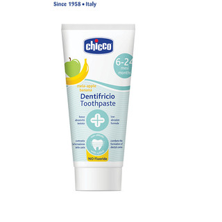  Kem đánh răng Chicco cho bé hương dâu 15ml 50ml hương chuối táo 50ml Chicco 