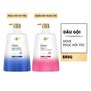  Dầu Gội DOVE Phục Hồi Tóc Hư Tổn và Ngăn rụng tóc 640G  880G 