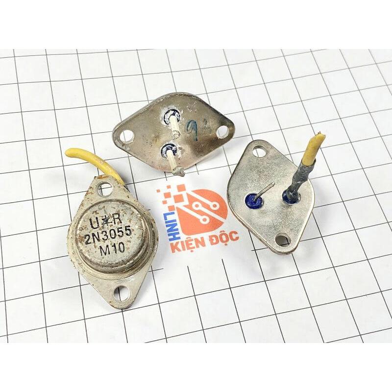 [Combo 3 chiếc] 2N3055 Transistor NPN 15A 100V (hàng bóc máy zin)