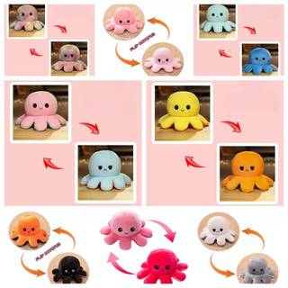  Gấu bông bạch tuộc cảm xúc lật mặt cute nhiều màu sắc 2 mặt dễ thương kích thước 20cm  có giá sỉ  