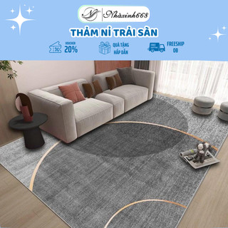  Thảm nỉ trải sàn thảm bali thảm decor phòng khách phòng ngủ bắc âu thảm trải chân giường - Nhà xinh 668 