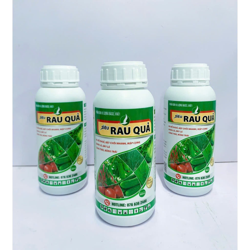PHÂN BÓN LÁ SIÊU RAU QUẢ - 500ML
