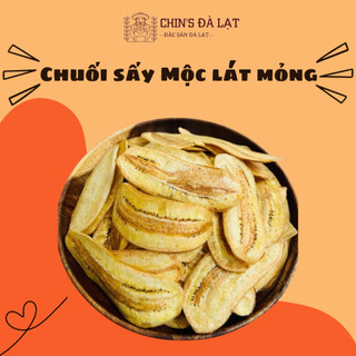  Chuối sấy mộc Chin's Đà Lạt không đường lát mỏng 