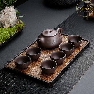  Bộ Ấm Chén Pha Trà Thạch Biều Tử Sa Đẹp Sang Trọng Bộ Ấm Trà Thạch Biều Tử Sa Cao Cấp Kèm Hộp Quà Tặng 