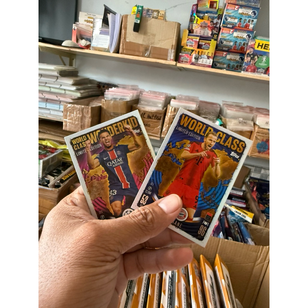 MS72 Thẻ Lẻ Cầu Thủ bóng Đá Match Topps Match Attax  Kane , Zaire-Emery Limited Mùa 24/25 2024/25 ( 