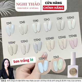 Sơn gel trắng sữa RAMYLA Nghi Thảo Nails