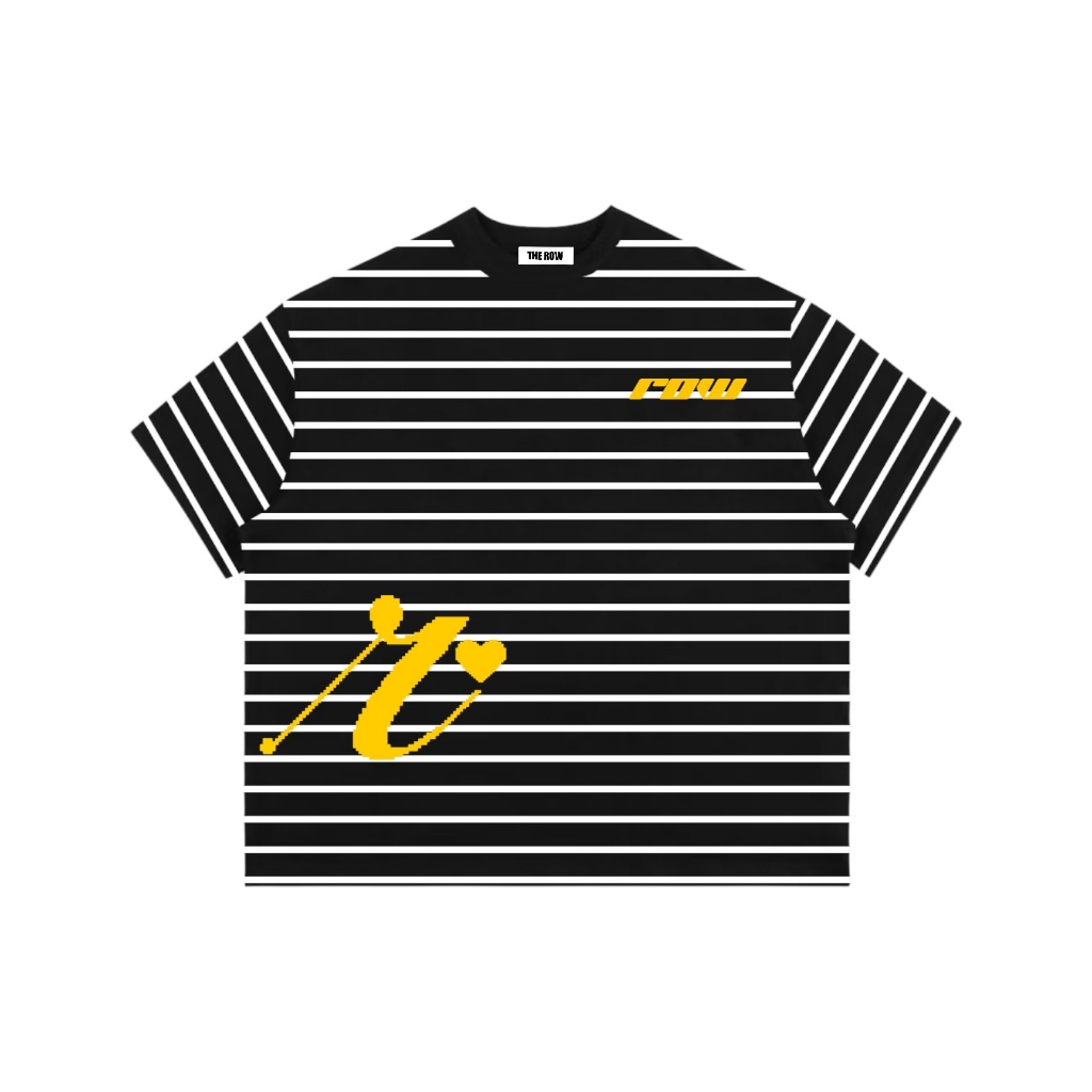 Áo Thun Boxy Sọc Ngang Tay Ngắn Thun Borip QC Local Brand THEROW " LOGO R  " Áo Phông Forrm Rộng Kiểu Đẹp Unisex Nam Nữ | BigBuy360 - bigbuy360.vn
