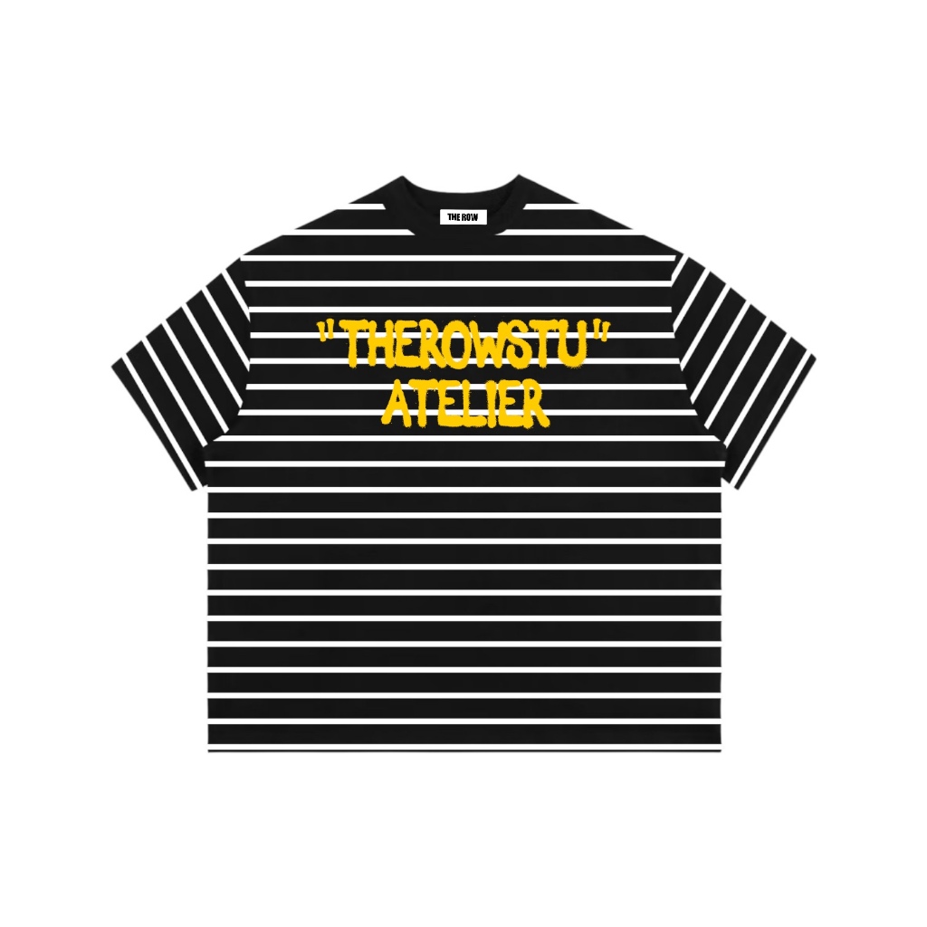 Áo Thun Boxy Sọc Ngang Tay Ngắn Thun Borip QC Local Brand THEROW " LOGO R  " Áo Phông Forrm Rộng Kiểu Đẹp Unisex Nam Nữ | BigBuy360 - bigbuy360.vn