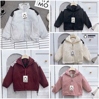   15-40kg  Áo phao trần bông chất phao lì dày ấm cho bé trai bé gái -Hot Trend 2025 