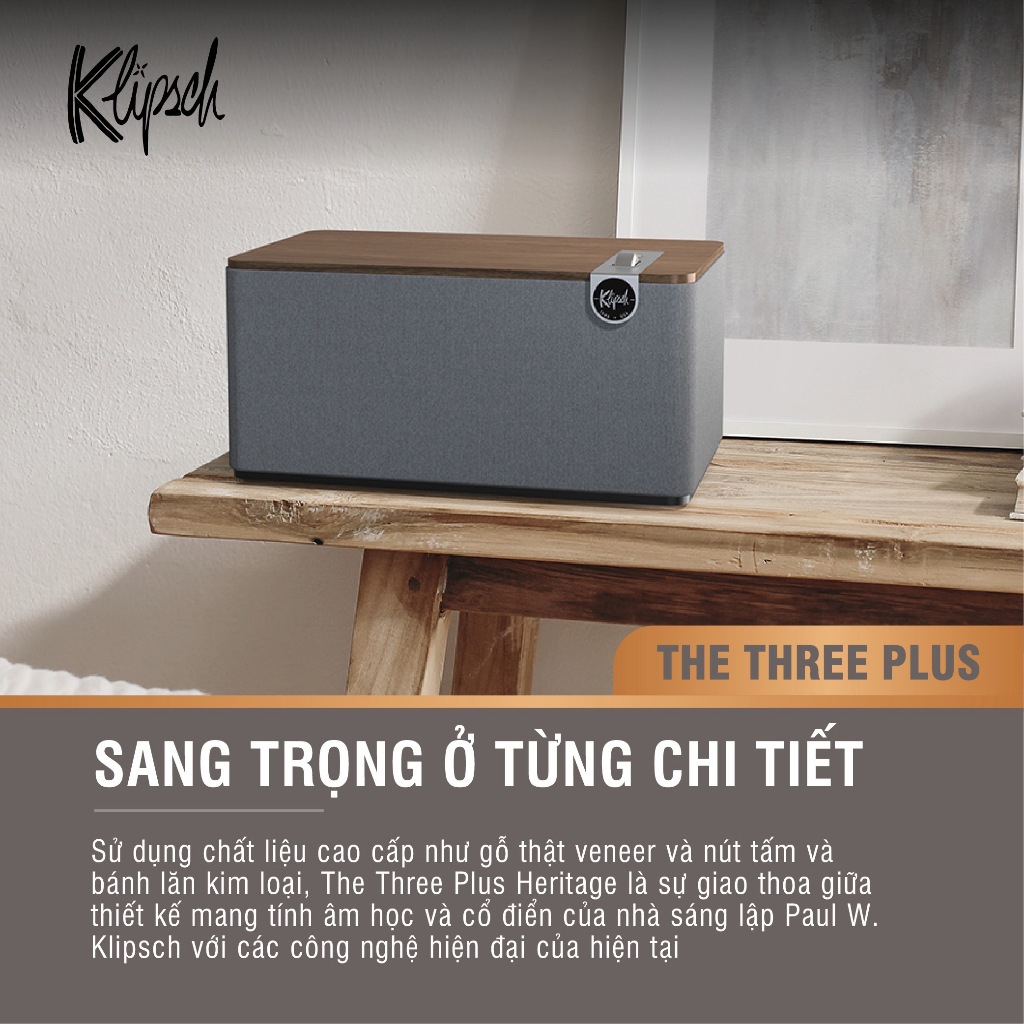 Loa Klipsch The Three Plus chính hãng, mới