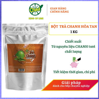 Bột trà Chanh hòa tan Chavi túi 1kg - Chiết xuất từ chanh tươi chất lượng, tạo vị chua tự nhiên.