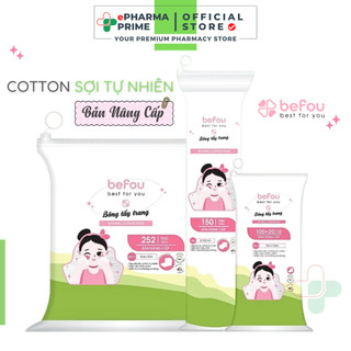  Bông Tẩy Trang BEFOU Best For You Natural Cotton Pad Mềm Mịn Không Xơ Bông 