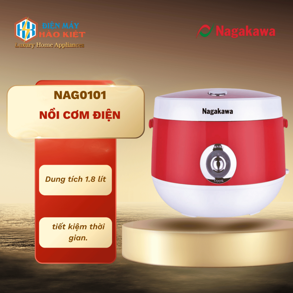 NAG0101 - Nồi cơm điện Nagakawa