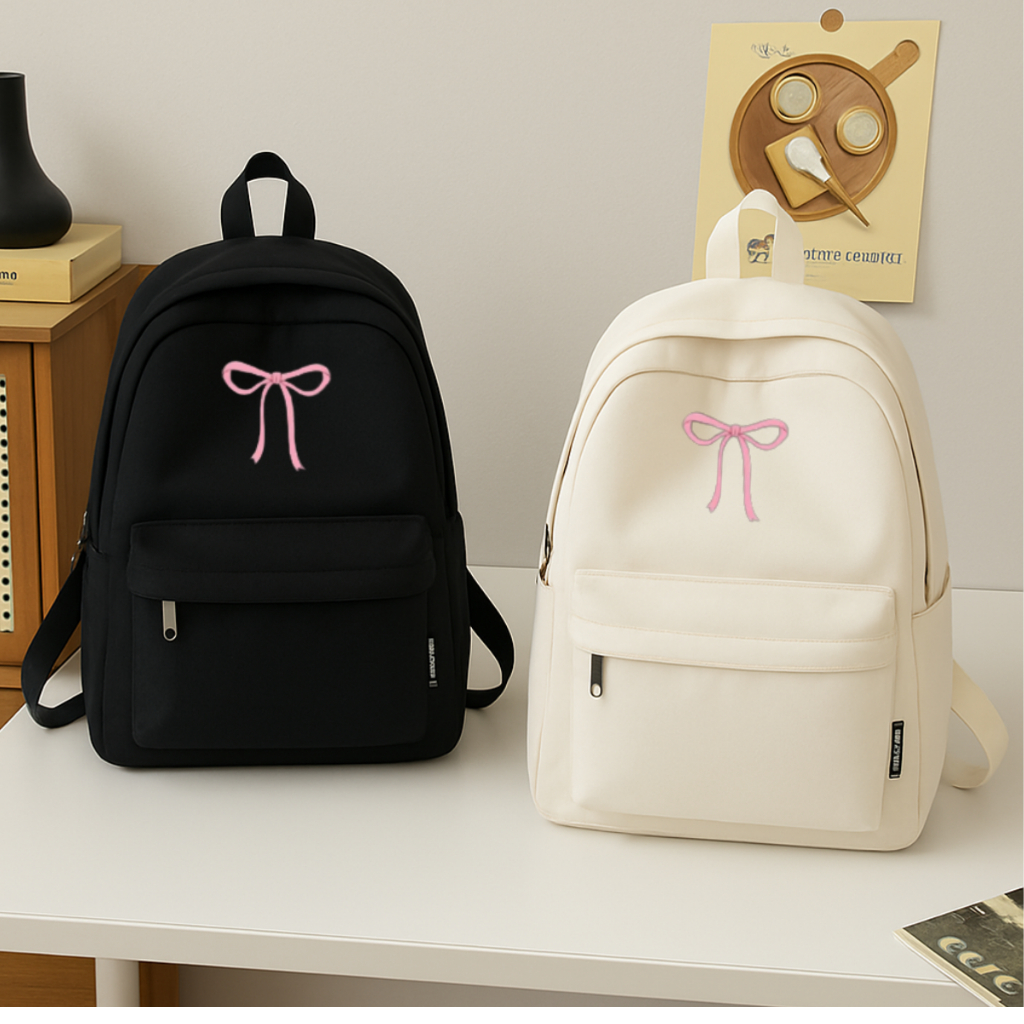 Balo Đi Học Du Lịch Cỡ Lớn In Họa Tiết Xinh Xắn Cho Học Sinh, Cặp Đi Học Chống Nước Đựng LapTop 15.6inch