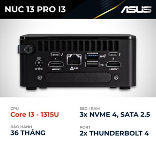 Mini PC ASUS NUC 13 Pro RNUC13ANHI300001I - Core i3-1315U, DDR4 3200, Iris Xe