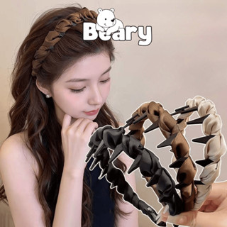 Băng Đô Cài Tóc Nữ Beary Có Răng Chống Trơn Trượt Bờm Cài Tóc Phong Cách Hàn Quốc