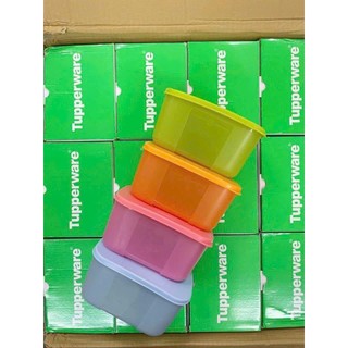  Set 4 hộp Tupperware 700ml màu pastel hộp bảo quản thực phẩm tủ lạnh hộp nhựa đựng thực phẩm an toàn sạch sẽ 