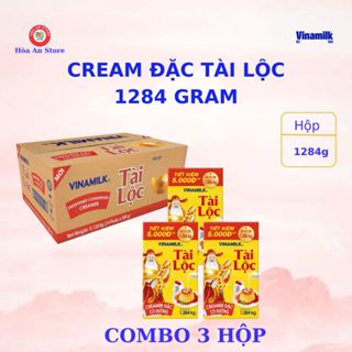  COMBO Sản Phẩm: 3 Hộp Sữa Đặc VINAMILK TÀI LỘC 1284gram 