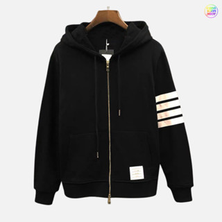  Áo khoác nam 4 sọc form rộng có nón chống nắng màu đen đủ size 40-70kg k1 