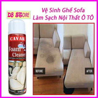 [ Siêu Sạch ] Vệ Sinh Nội Thất Ôtô - Vệ Sinh Sofa - Làm Sạch Ghế Da - Xịt Nội Thất Ôtô - Tẩy Ghế Sofa - Foam Cleaner DSQ