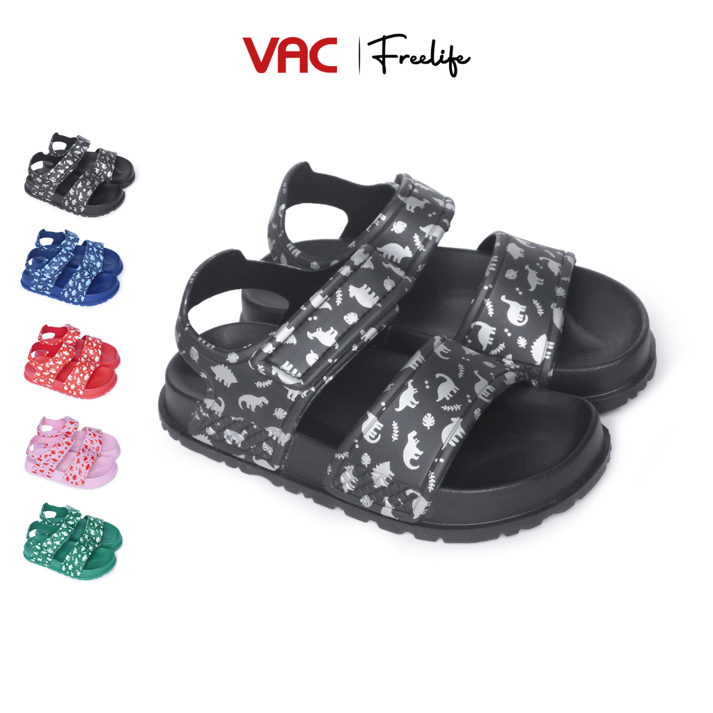 Giày Sandal Cho Bé, Dép Quai Hậu Trẻ Em Eva Êm Chân Chống Trượt Quai Dán Dễ Mang - E202-3