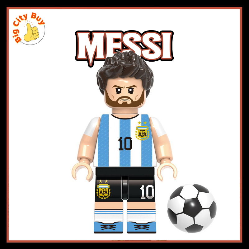 [RẺ VÔ ĐỊCH] Cầu Thủ Bóng Đá Messi Nổi Tiếng Đồ Chơi Lắp Ráp Mô Hình Nhân Vật Messi 35CTB